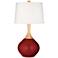 Cabernet Red Metallic Wexler Table Lamp
