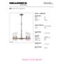 6_Caberton 24"W Brushed Nickel 5-Light Wagon Wheel Chandelier more views