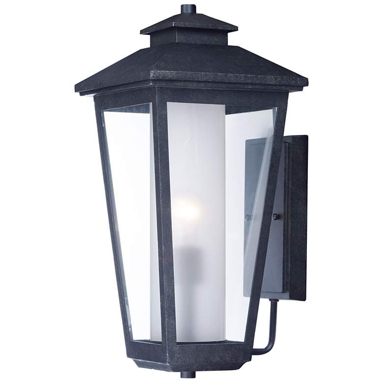 Image 1 Cabin 1-Light 7.75" Wide Bronze/Gold Outdoor Wall Light