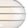 Cabo 5 1/4" High Satin Oval LED Outdoor Wall Light