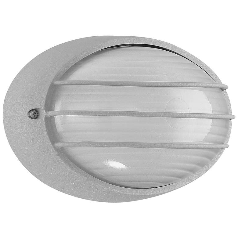 Image 5 Cabo 5 1/4" High Satin Oval LED Outdoor Wall Light more views