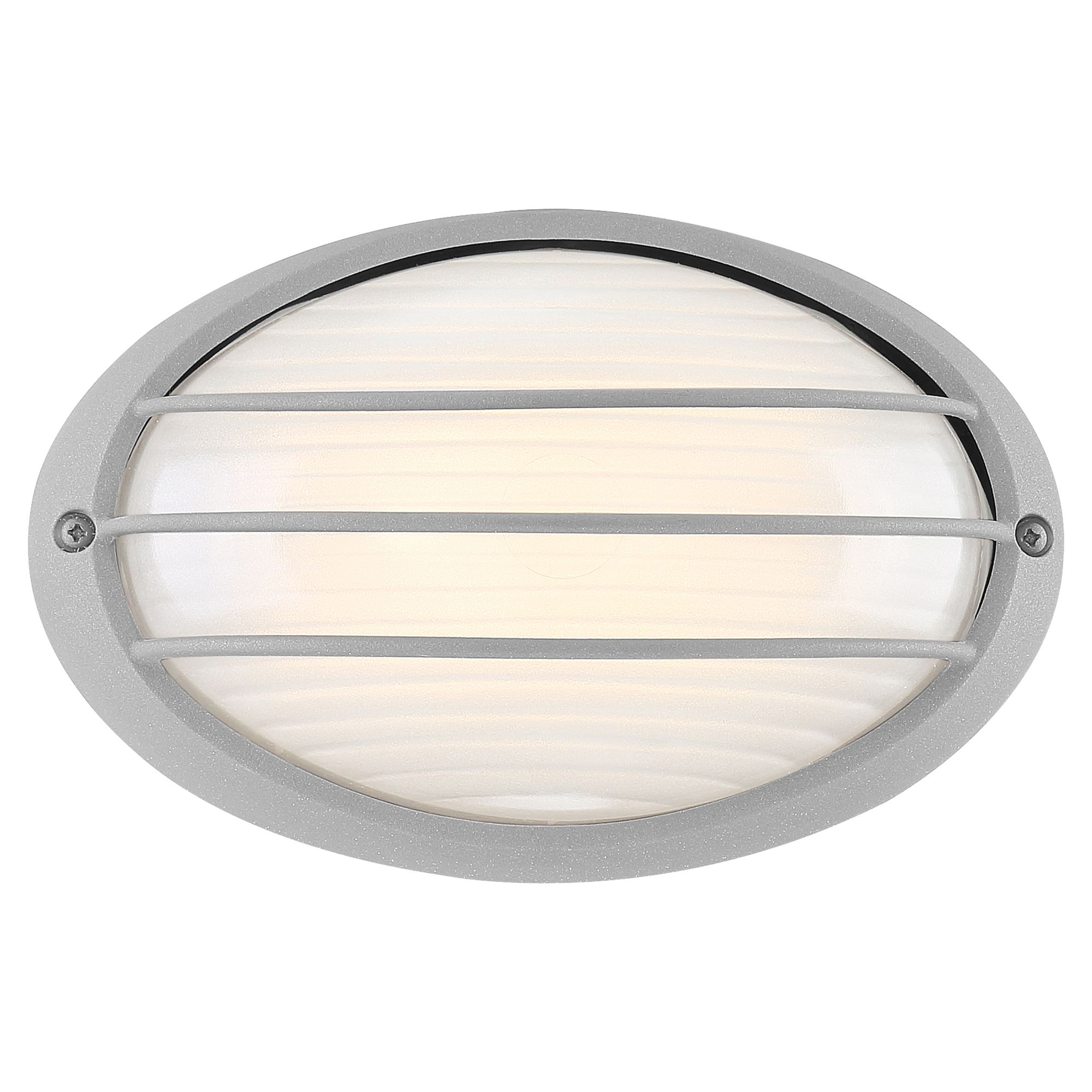 Cabo 5 1/4" High Satin Oval LED Outdoor Wall Light