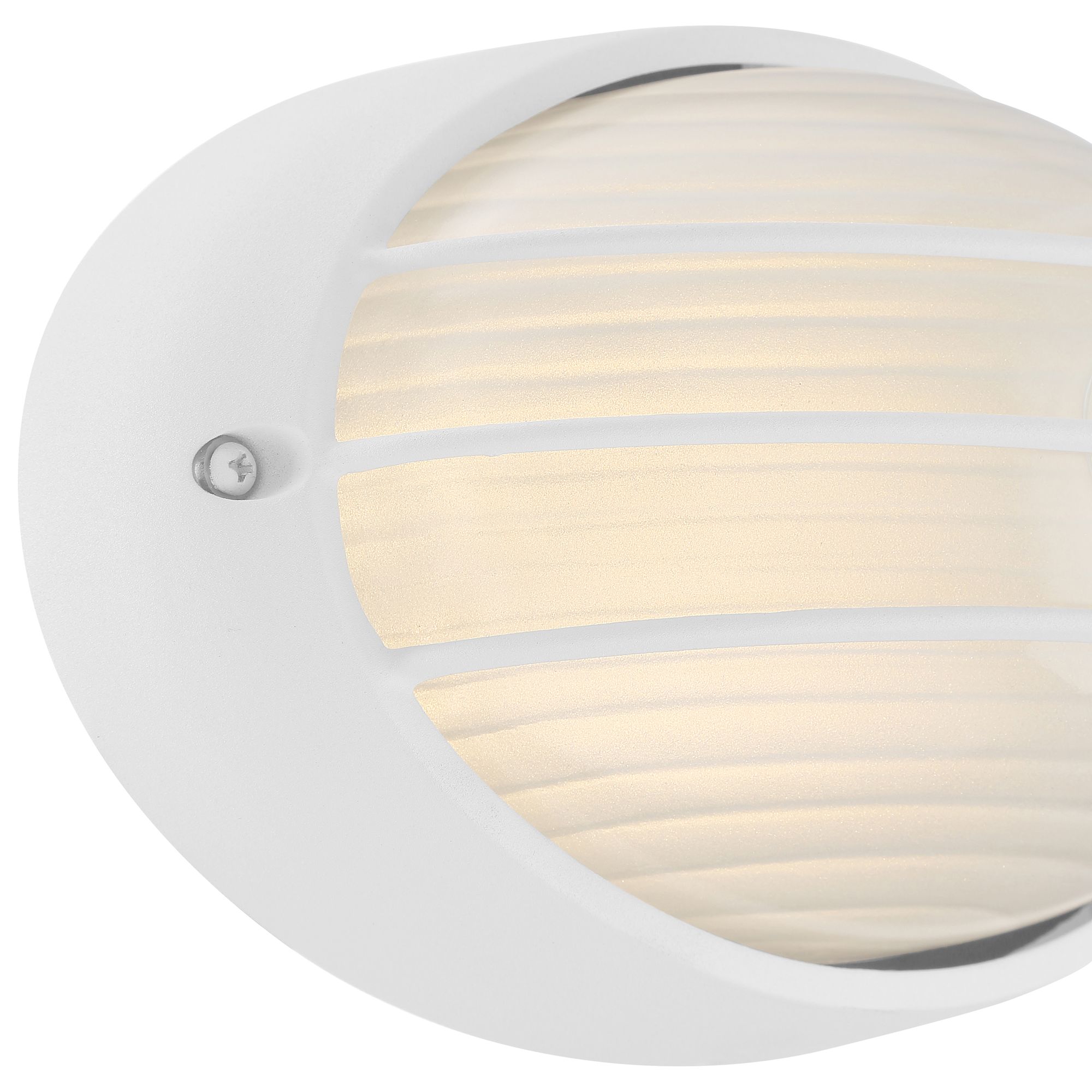 Image 7 Cabo 5 1/4" High White Oval LED Outdoor Wall Light more views