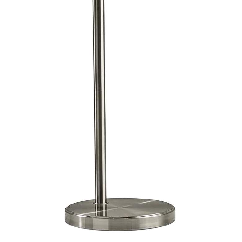 Image 4 Cabo Brushed Steel Metal 3-Light Arc Floor Lamp more views