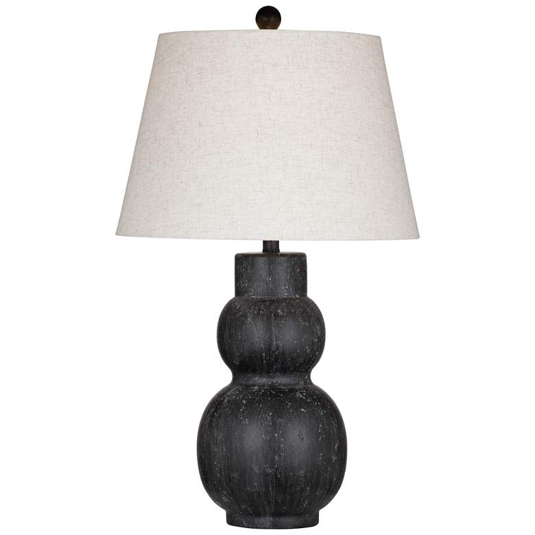Image 1 Cabo Rojo 30" High Black Table Lamp