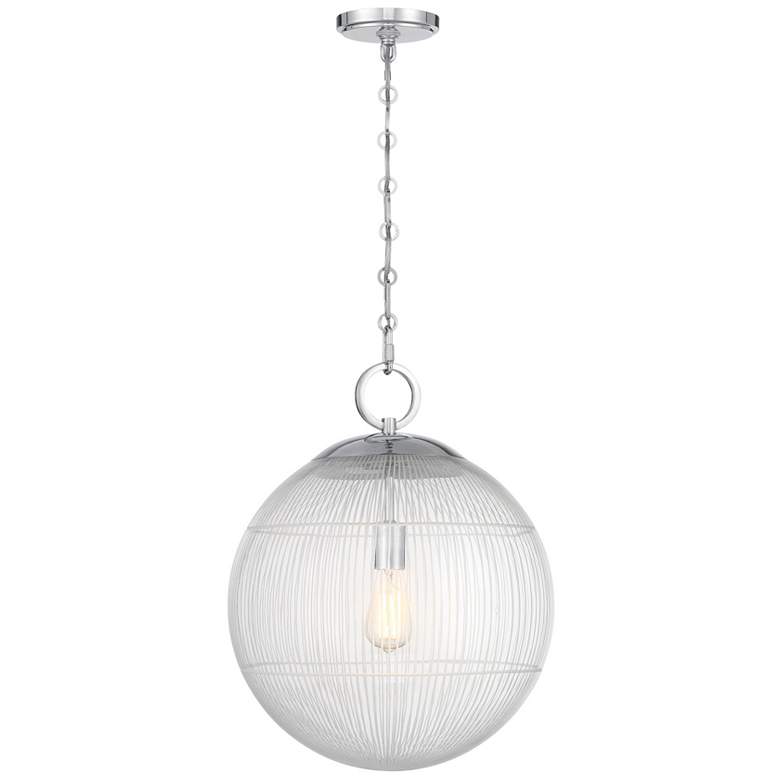 Image 1 Cabot 1-Light Pendant in Chrome