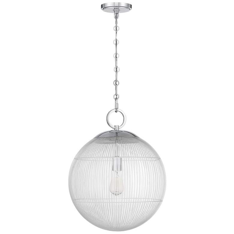 Image 2 Cabot 1-Light Pendant in Chrome more views