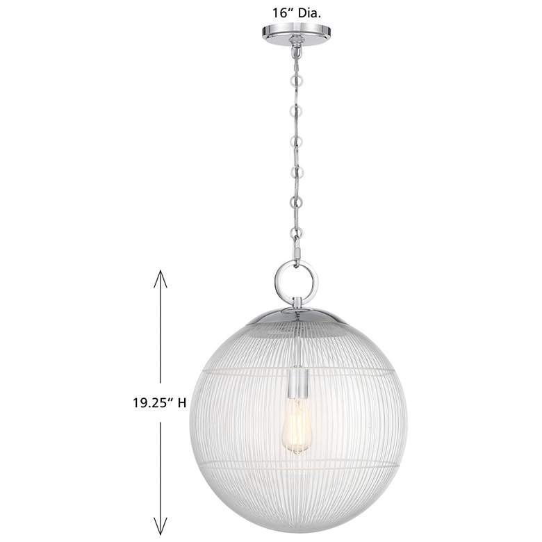Image 7 Cabot 1-Light Pendant in Chrome more views