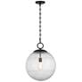 1_Cabot 1-Light Pendant in Matte Black