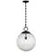 Cabot 1-Light Pendant in Matte Black