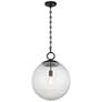 3_Cabot 1-Light Pendant in Matte Black more views