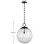 7_Cabot 1-Light Pendant in Matte Black more views