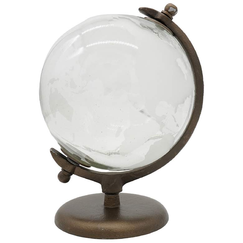 Image 1 Cabot White & Bronze Globe