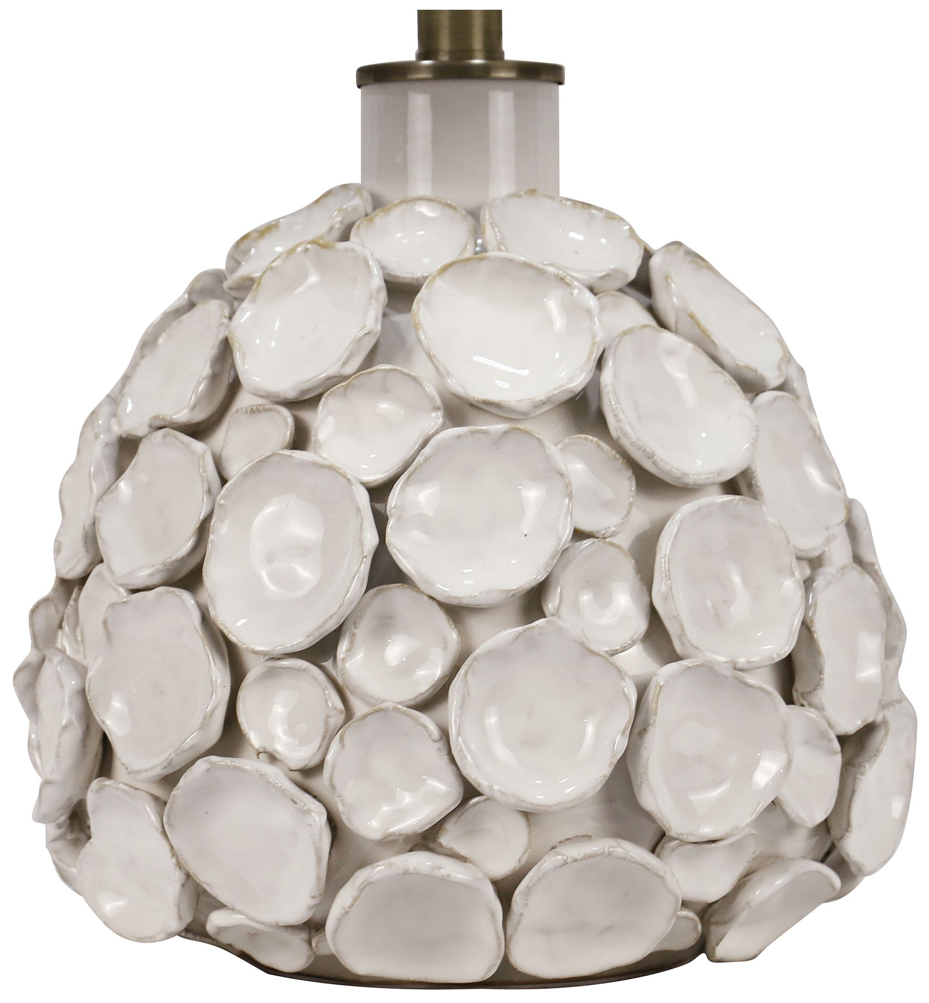 Image 2 Cabrera Reactive White Ceramic Accent Table Lamps Set of 2 more views