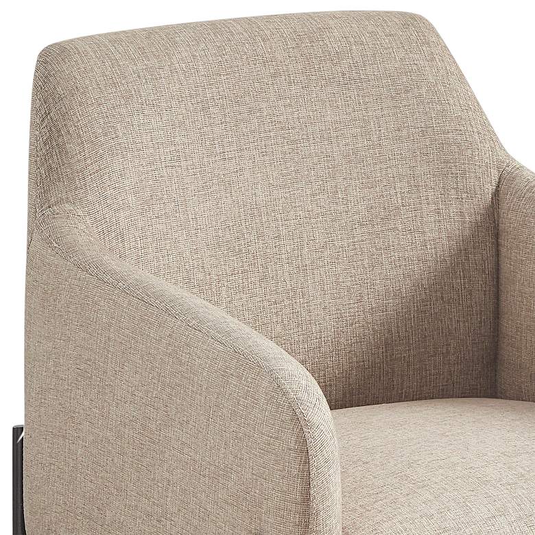 Image 3 Cabrillo Beige Fabric Accent Chair more views