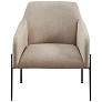 Cabrillo Beige Fabric Accent Chair