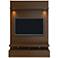 Cabrini 1.2 Nut Brown Floating Wall Entertainment Center