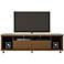 Cabrini 1.8 Nut Brown Wood 2-Drawer TV Stand