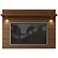 Cabrini 85 1/2" Wide Nut Brown Wood Floating Wall TV Panel