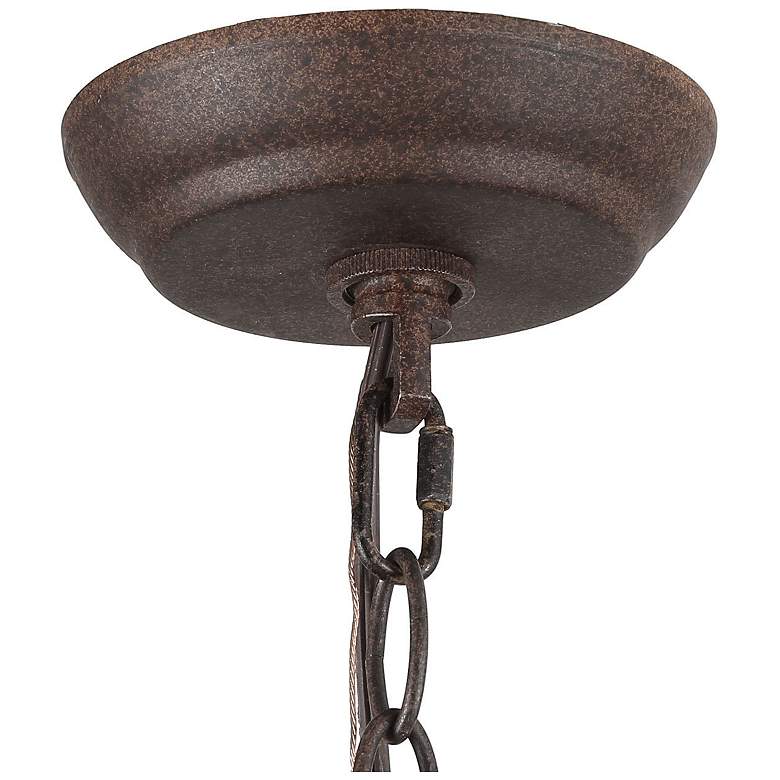 Image 2 Cachil 16" Wide 1-Light Wood Lantern Chandelier more views