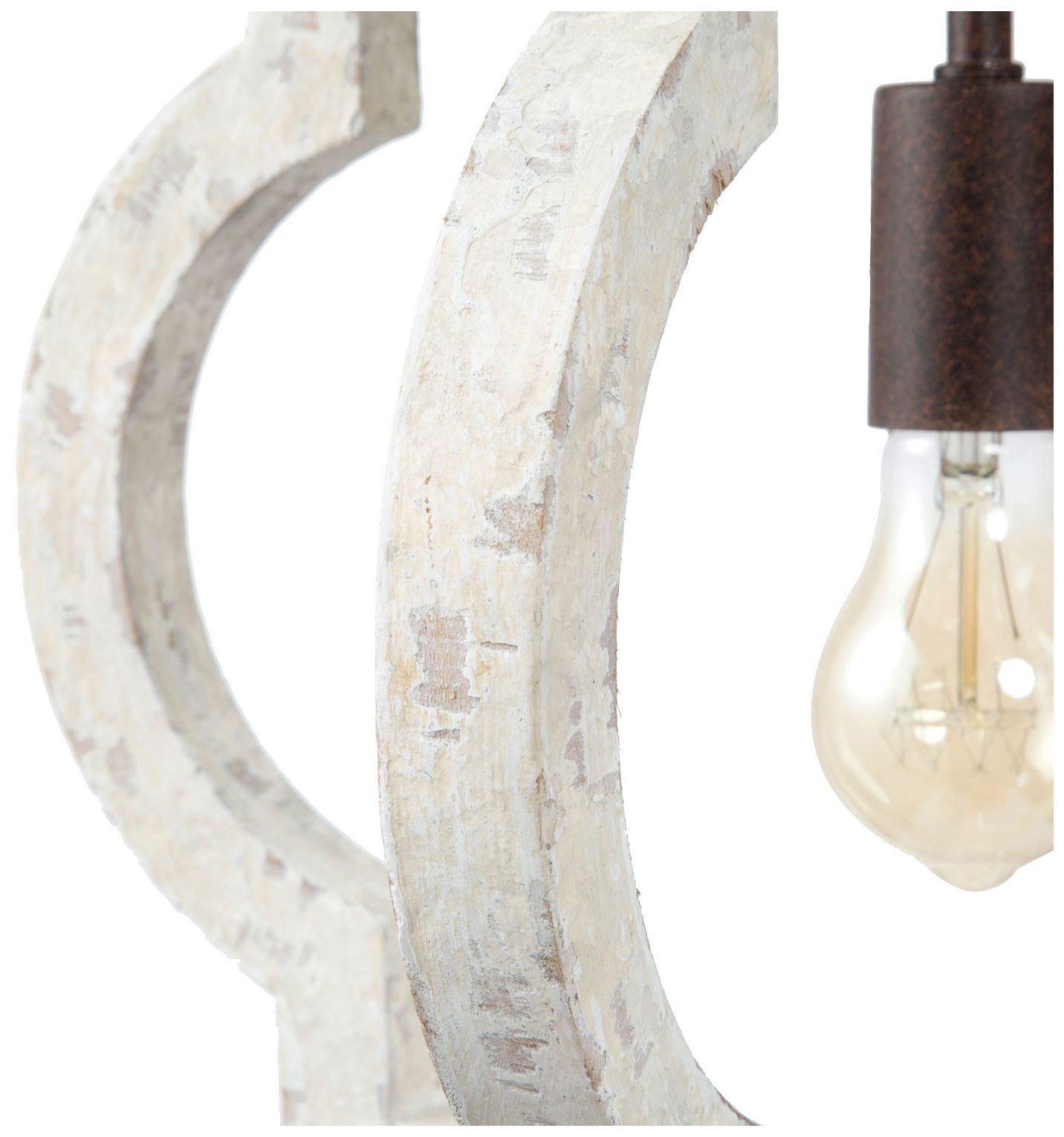 Image 4 Cachil 16" Wide 1-Light Wood Lantern Chandelier more views