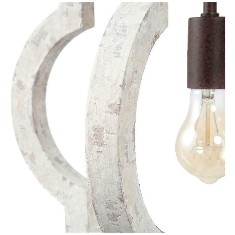 Image 4 Cachil 16" Wide 1-Light Wood Lantern Chandelier more views