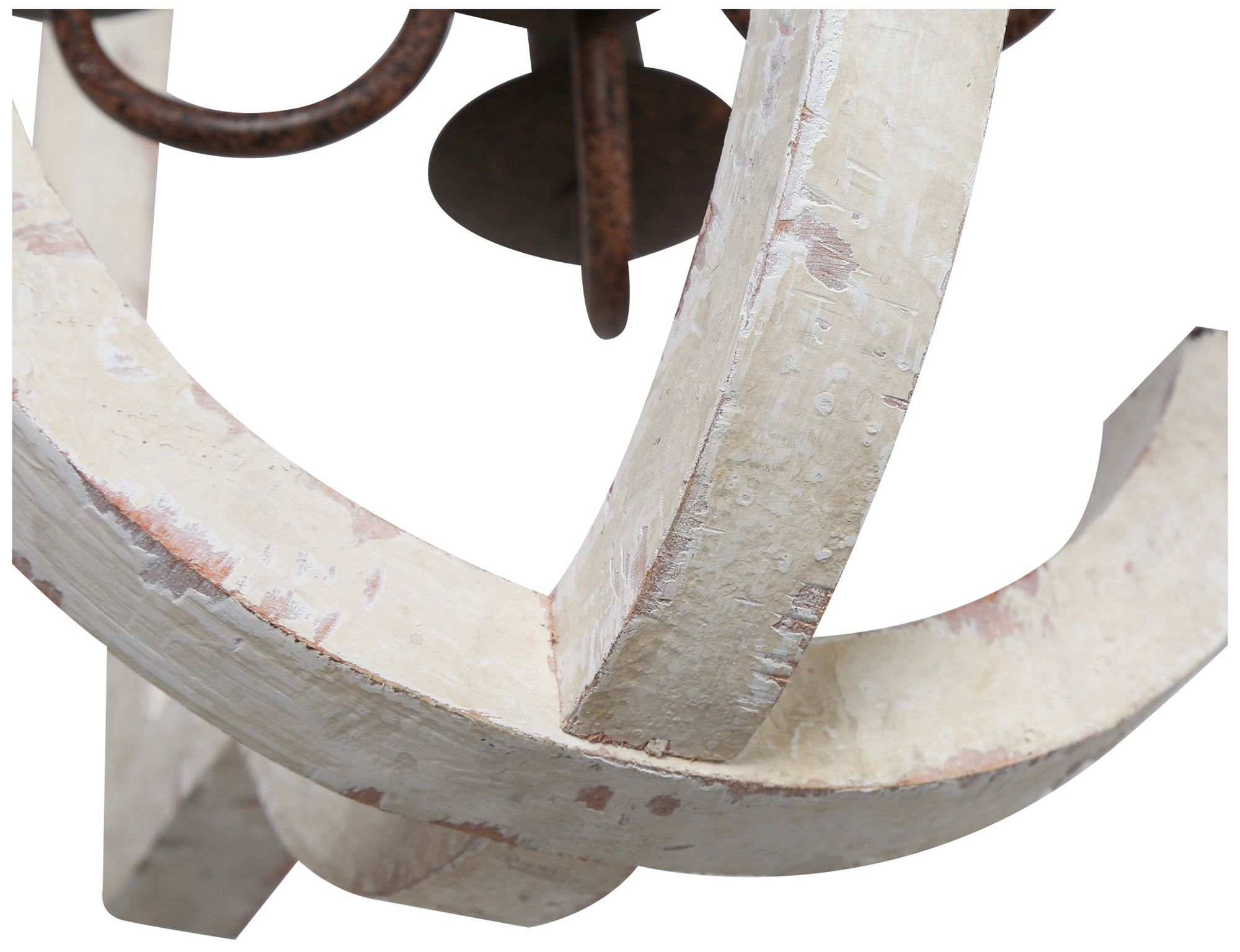 Image 6 Cachil 21.5" Wide Weathered Wood 4-Light Lantern Chandelier more views