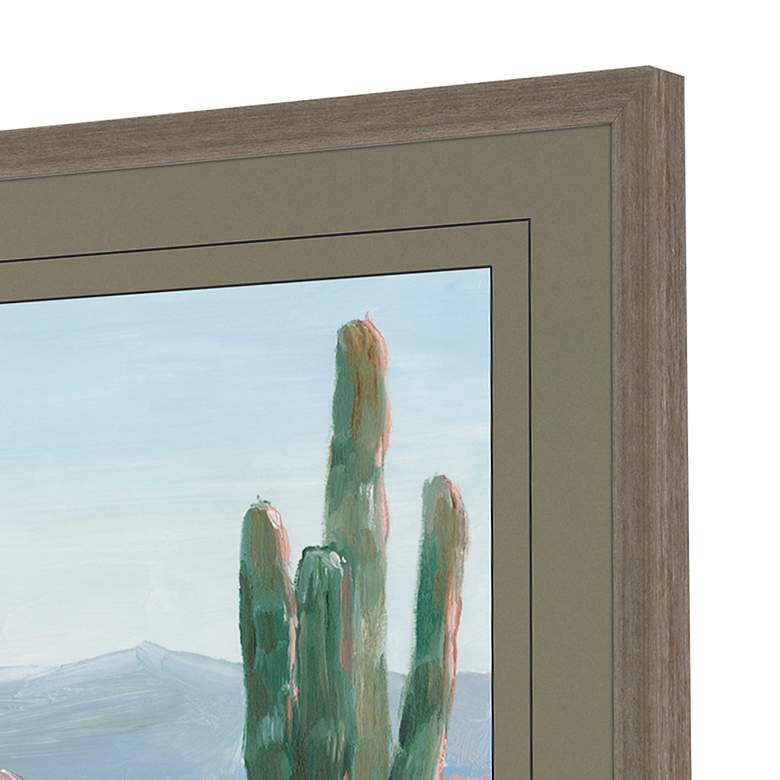 Image 4 Cactus Study 28 inch High 2-Piece Giclee Framed Wall Art Set more views