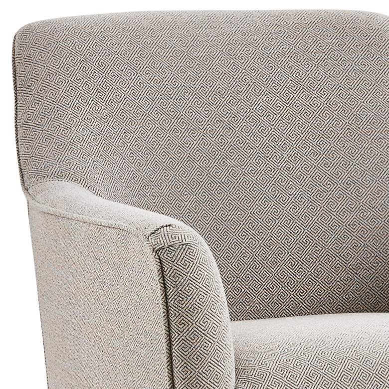 Image 3 Caddy Soft Gray Fabric Swivel Glider Chair more views