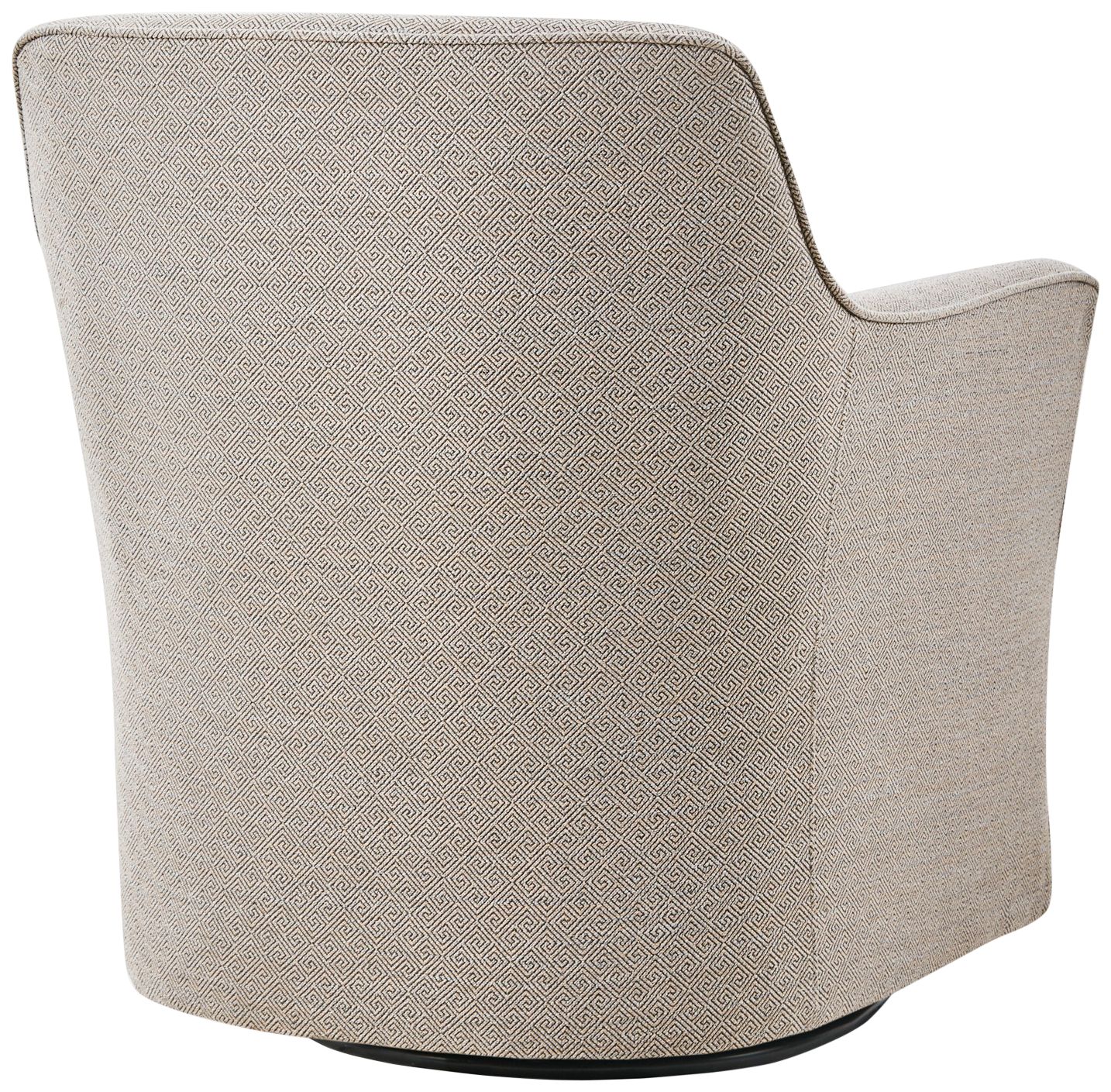 Caddy Soft Gray Fabric Swivel Glider Chair