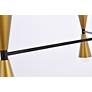 Thumbnail2 of Cade 34" Pendant In Black And Brass more views