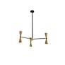 Thumbnail3 of Cade 34" Pendant In Black And Brass more views
