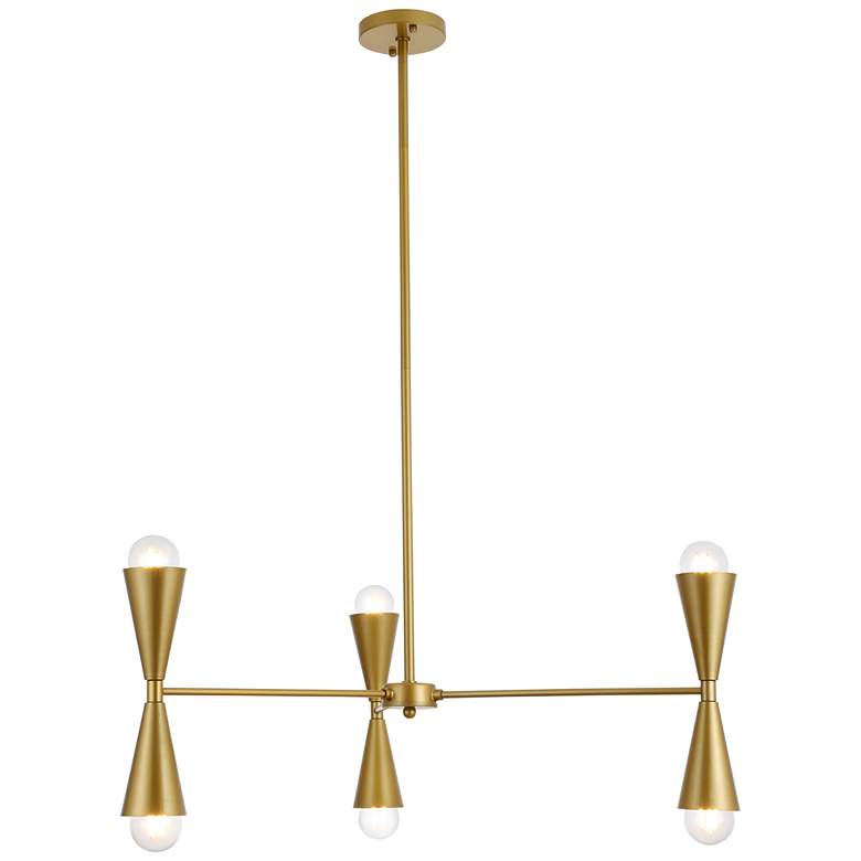 Image 1 Cade 34 inch Pendant In Brass