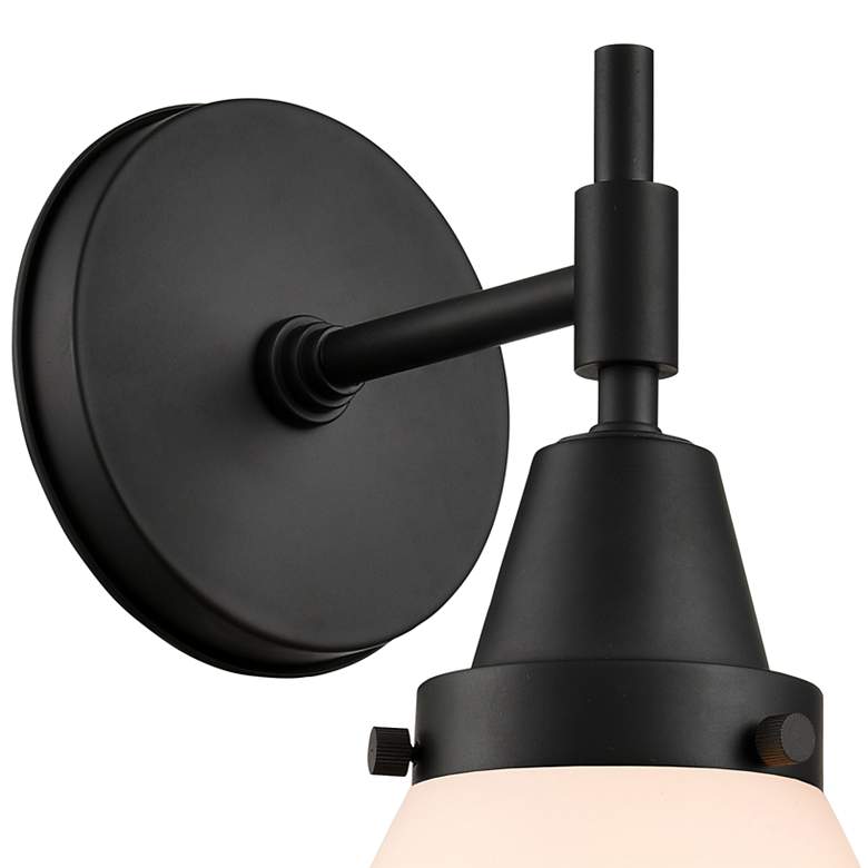 Image 2 Caden 11 1/4" High Matte Black Wall Sconce more views