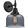 1_Caden 11" High Matte Black Wall Sconce