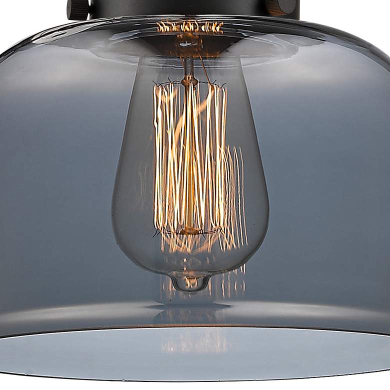 Image 2 Caden 11" High Matte Black Wall Sconce more views