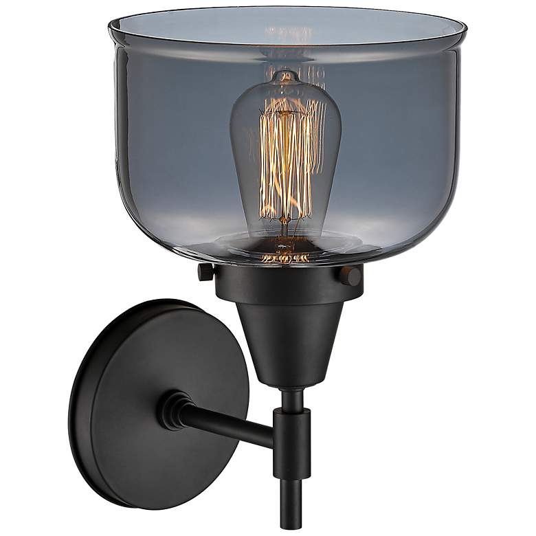 Image 3 Caden 11" High Matte Black Wall Sconce more views