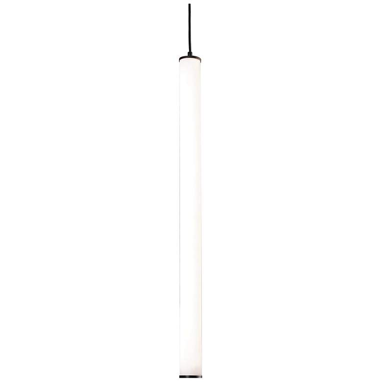 Image 1 Caden 2 1/2" Wide Black LED Mini Pendant