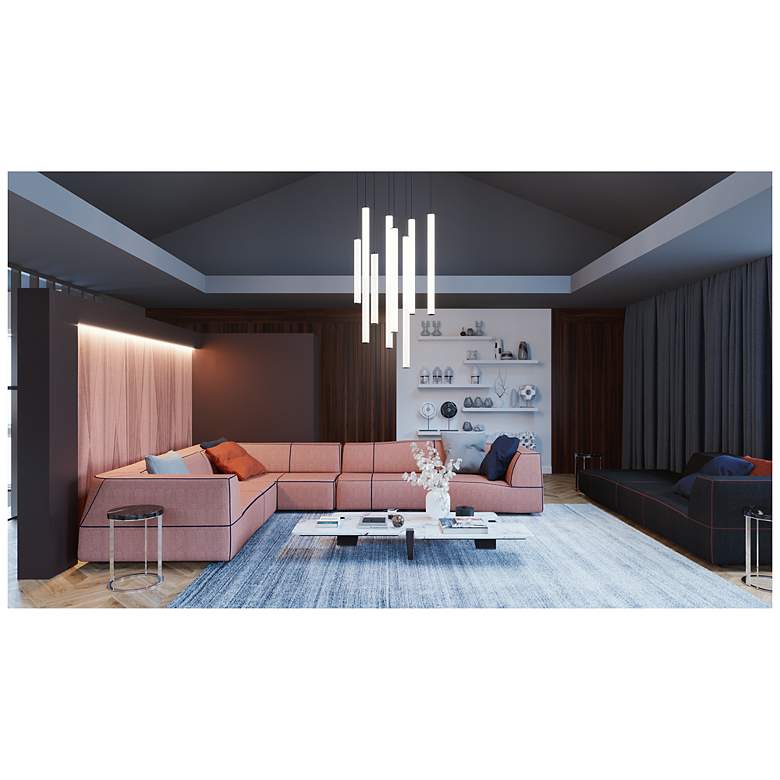 Image 2 Caden 2 1/2" Wide Black LED Mini Pendant more views
