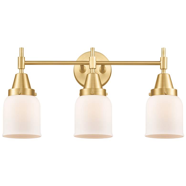 Image 1 Caden 23" Wide Satin Gold 3-Light Vanity Bath Light