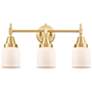 1_Caden 23" Wide Satin Gold 3-Light Vanity Bath Light