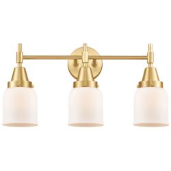 Caden 23" Wide Satin Gold 3-Light Vanity Bath Light
