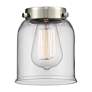 3_Caden 23"W Satin Nickel 3-Light Bath Light with Clear Glass more views