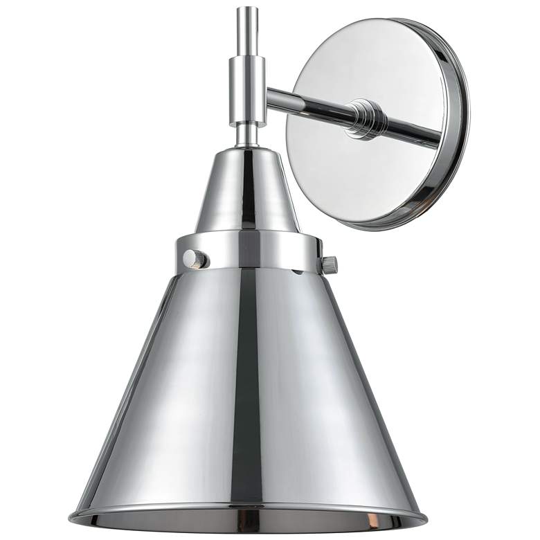 Image 1 Caden Appalachian 11.38" High Chrome Sconce w/ Chrome Shade