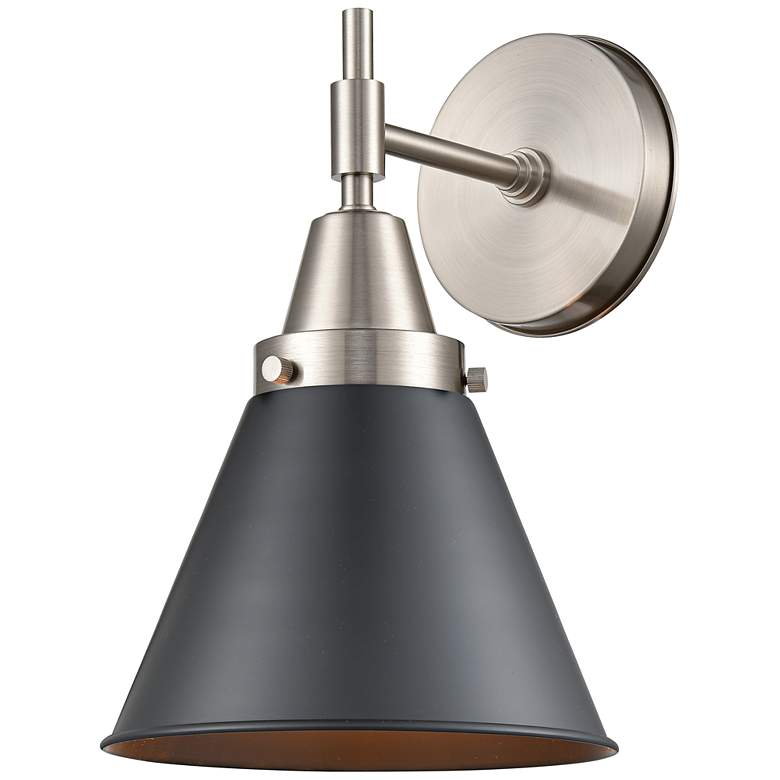 Image 1 Caden Appalachian 11 1/2" High Satin Nickel LED Wall Sconce