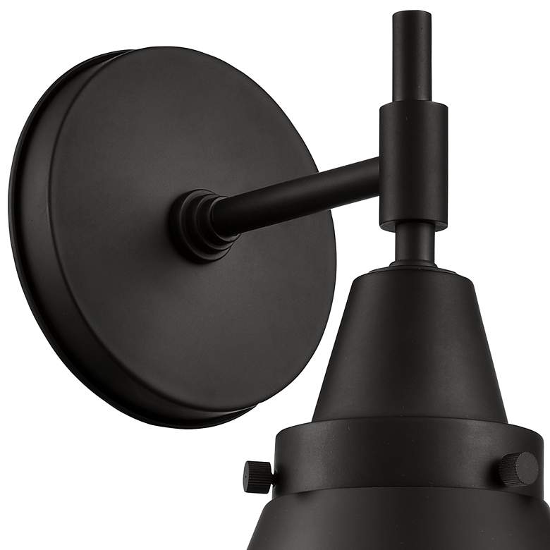Image 2 Caden Appalachian 8" LED Sconce - Matte Black Finish - Matte Black Sha more views