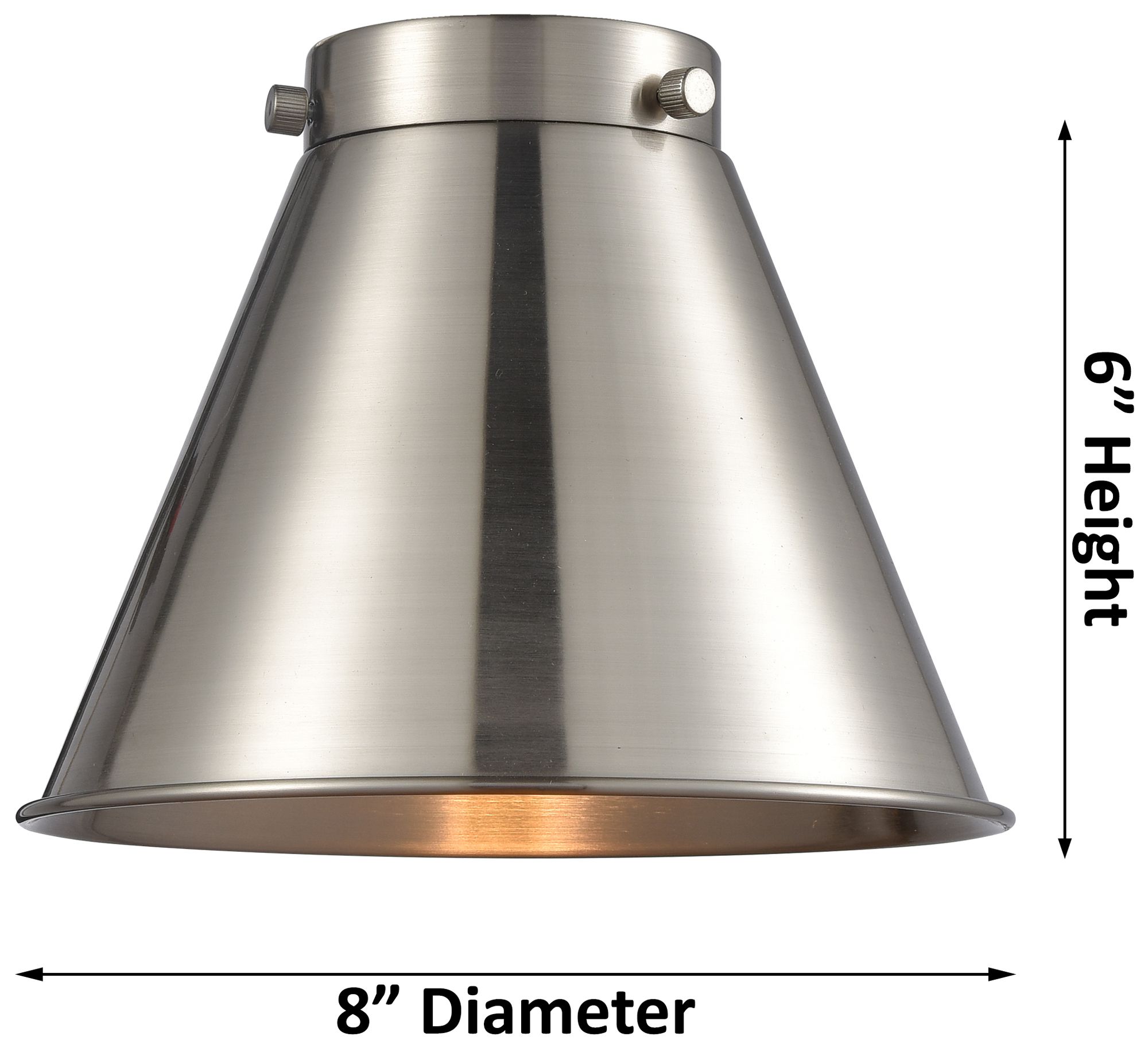 Image 2 Caden Appalachian 8"W Brushed Nickel Cord Mini Pendant more views