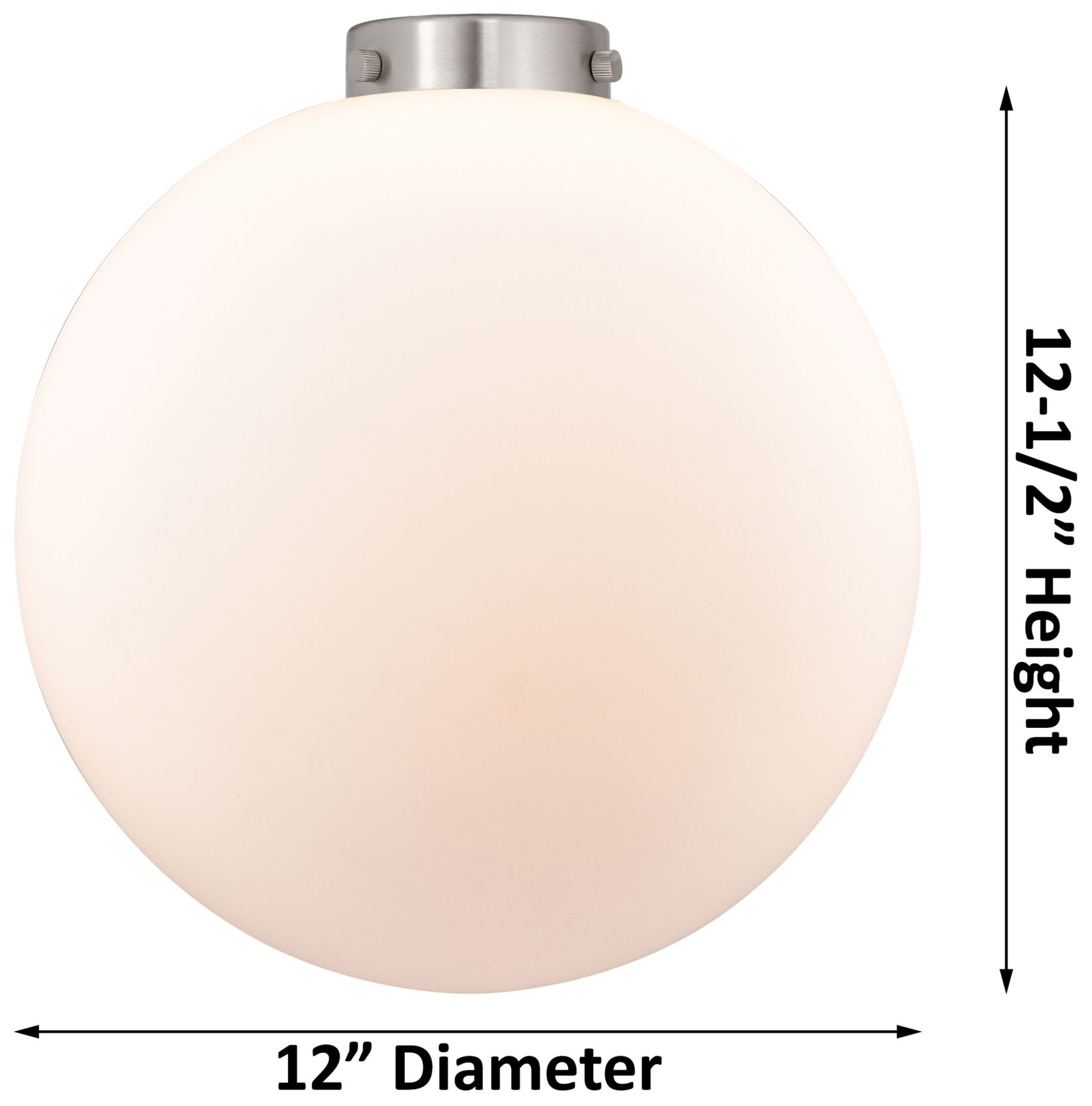 Image 3 Caden Beacon 12" LED Flush Mount - Antique Copper - Matte White Shade more views