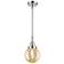 Caden Beacon 6"W Polished Chrome Stem Mini Pendant With Mercury Shade