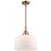 Caden Bell 11 1/2" Wide Antique Copper Mini Pendant